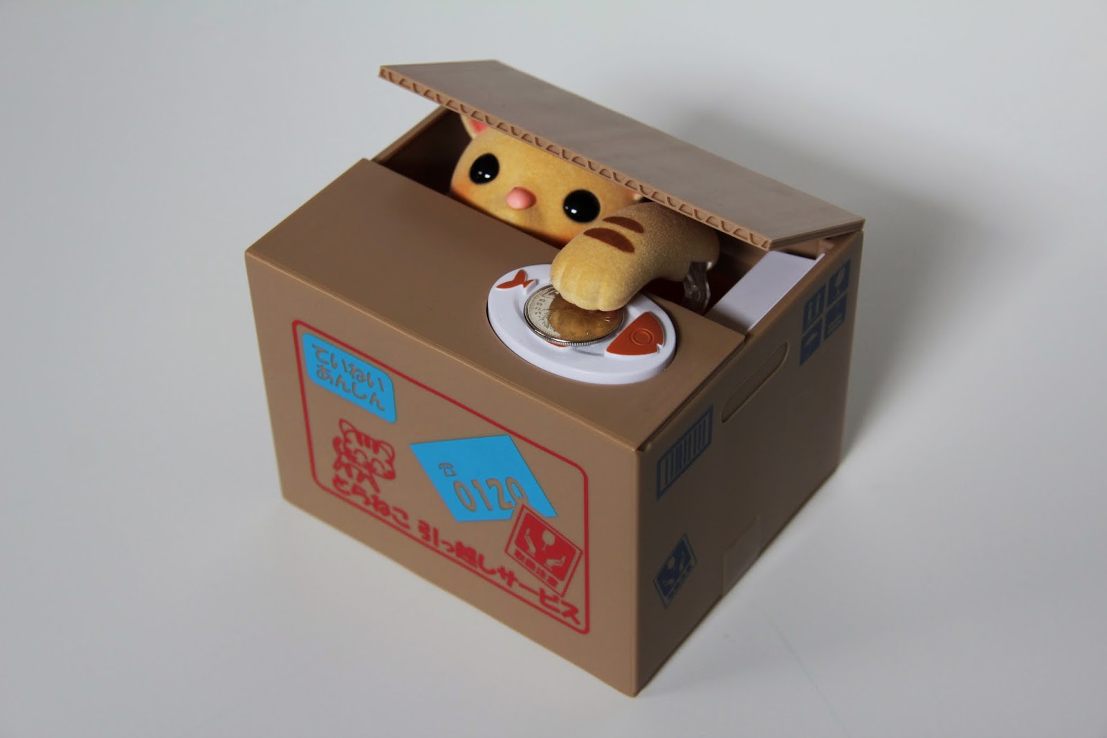 Nifty Japanese Cat and Train Coin Banks