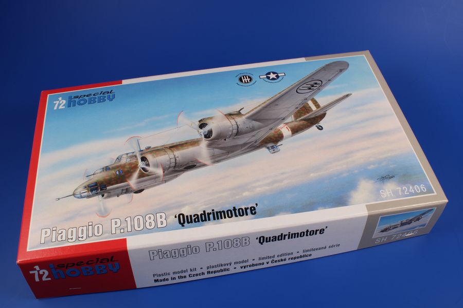 Sh Piaggio P 108b In 1 72 In Box Preview