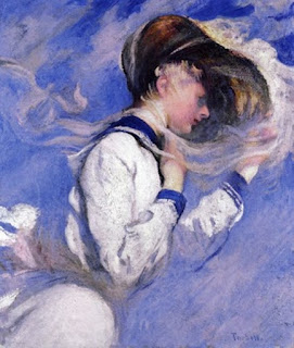 Edmund Tarbell (American painter, 1862-1938) Summer Breeze 1904