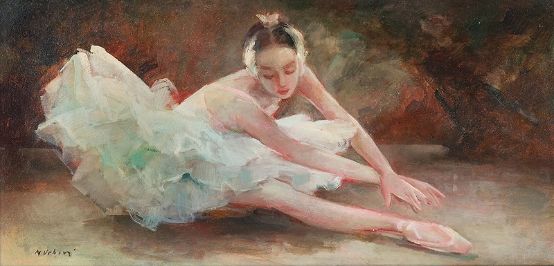 "Ballet Dancers" by Miloslava Vrbova-Stefkova  