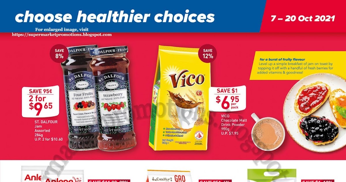 NTUC FairPrice Healthier Choices Promotion 07 20 October 2021 Supermarket Promotions