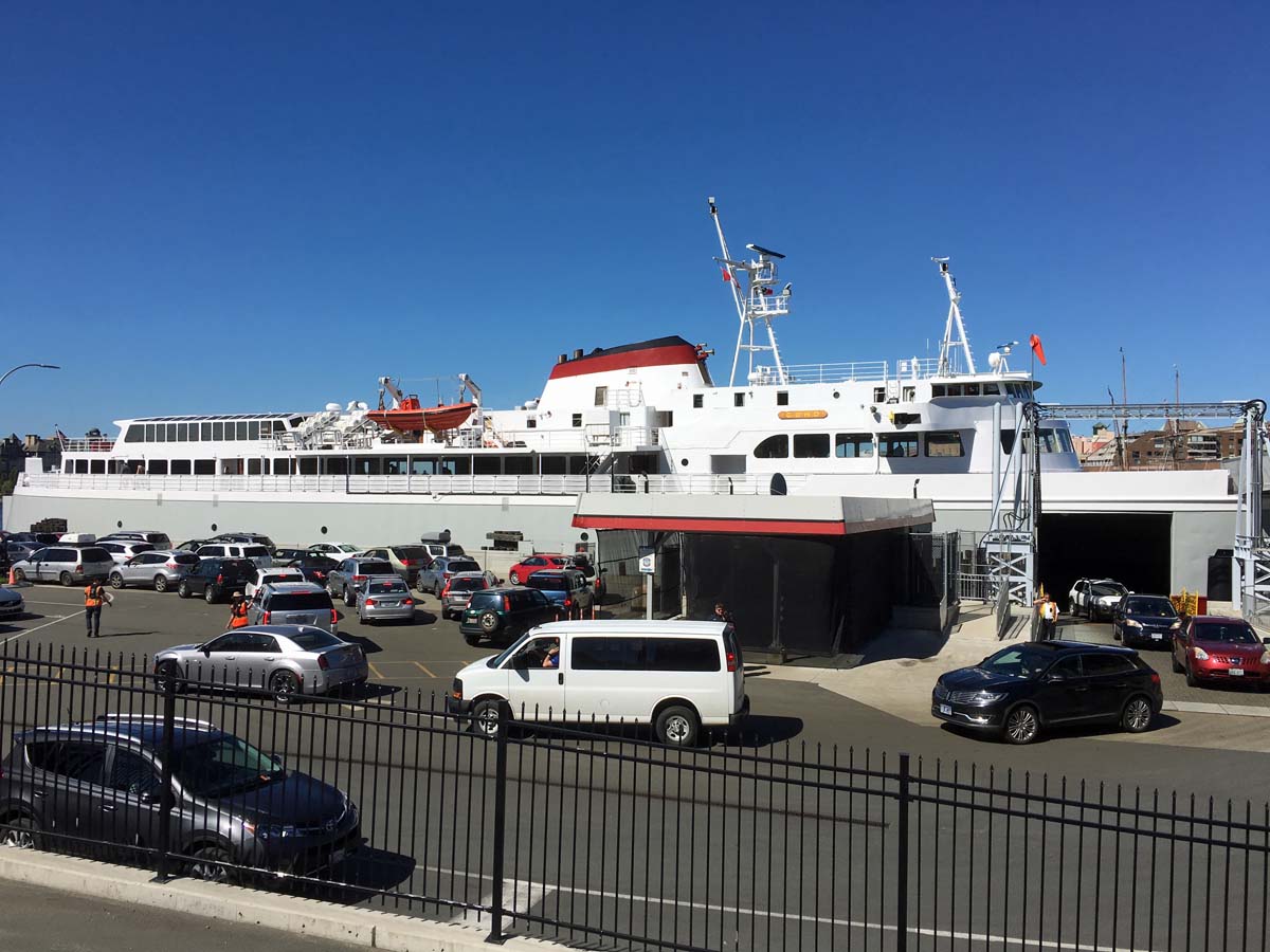 Melles Welt Auf der Faehre von Port Angeles nach Victoria