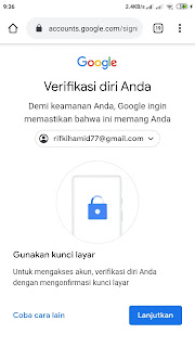 masukan password hp anda