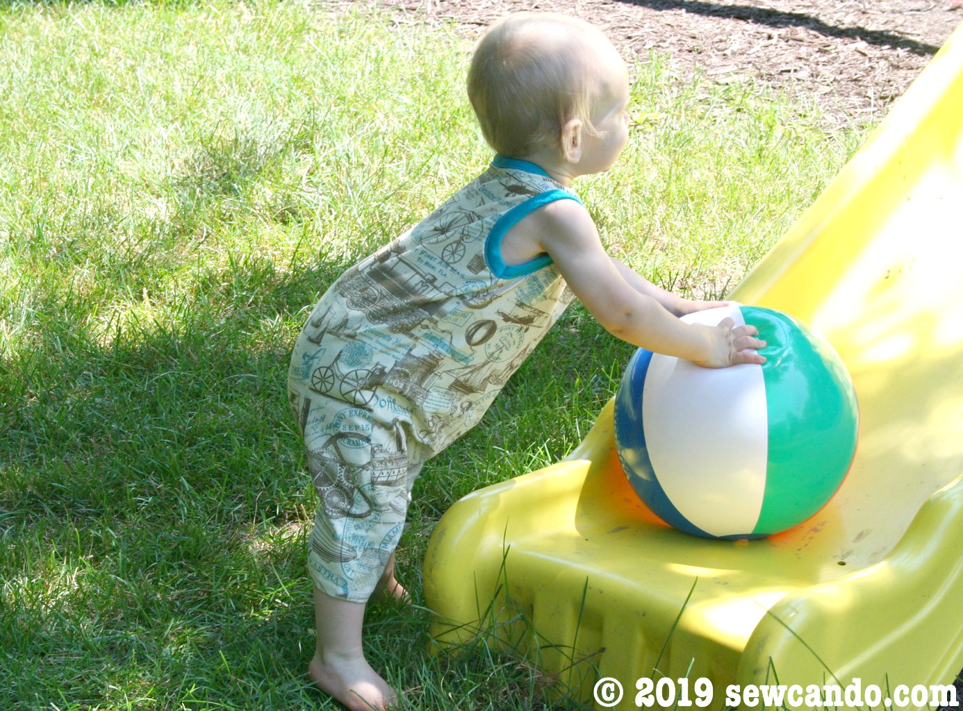 Sew Can Do FREE Pattern Runaround Baby Romper