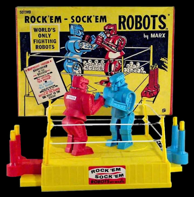 REALM OF RETRO: Rock 'Em - Sock 'Em Robots by MARX