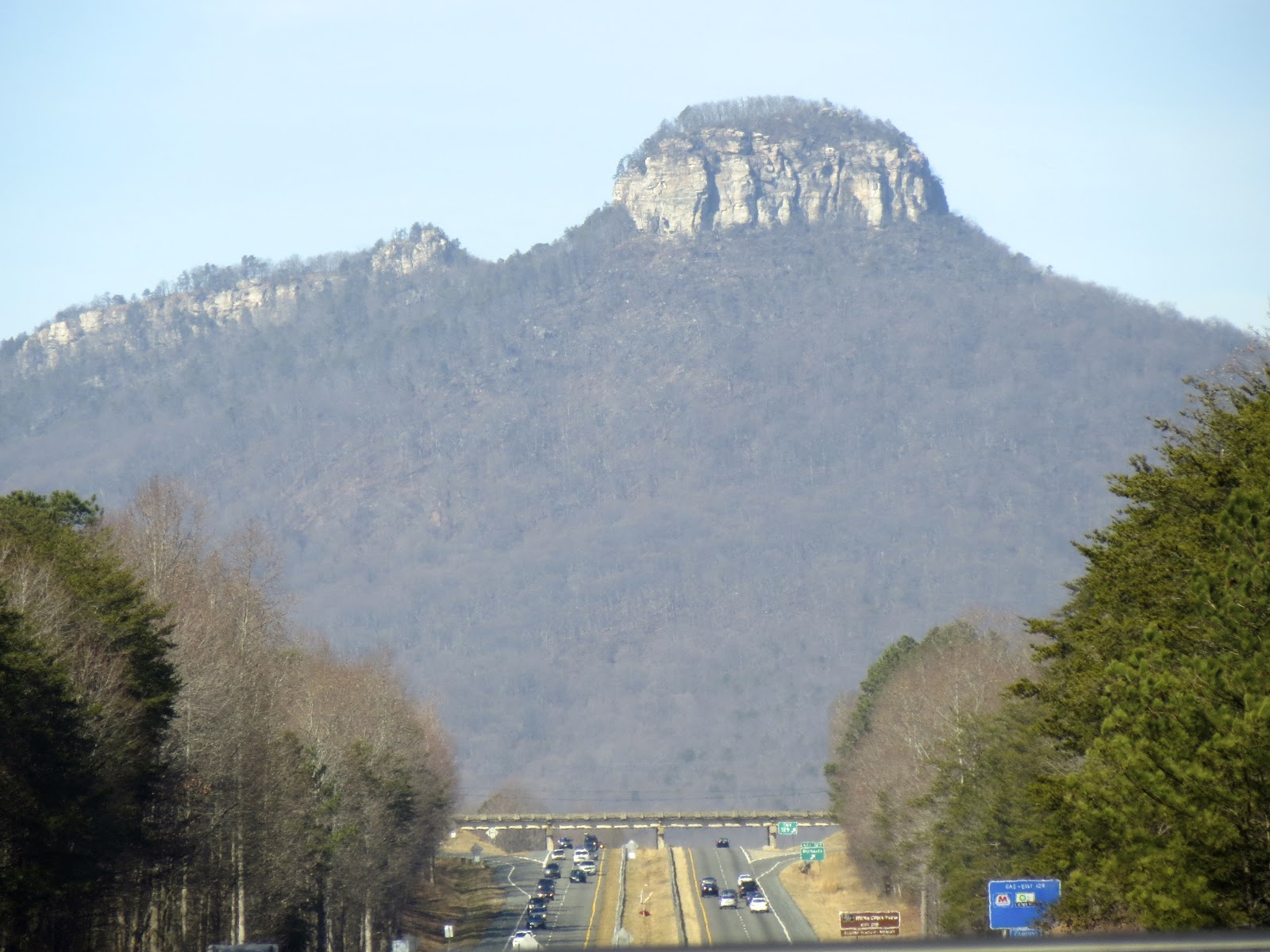 Pilot Mountain State Park Pinnacle, NC Blue Skies for Me Please