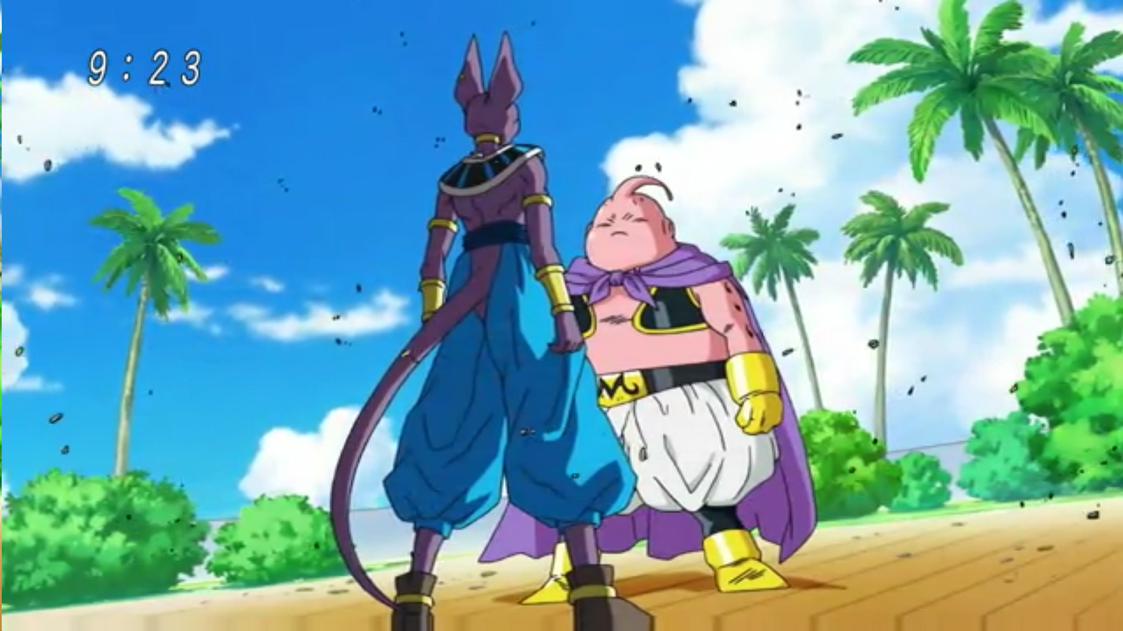 Goku e vegeta acaba descobrindo que o irmão de Bills e um deus da dest