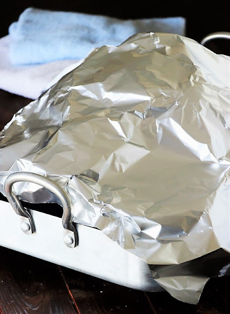 Cover Turkey with Foil to Rest Image