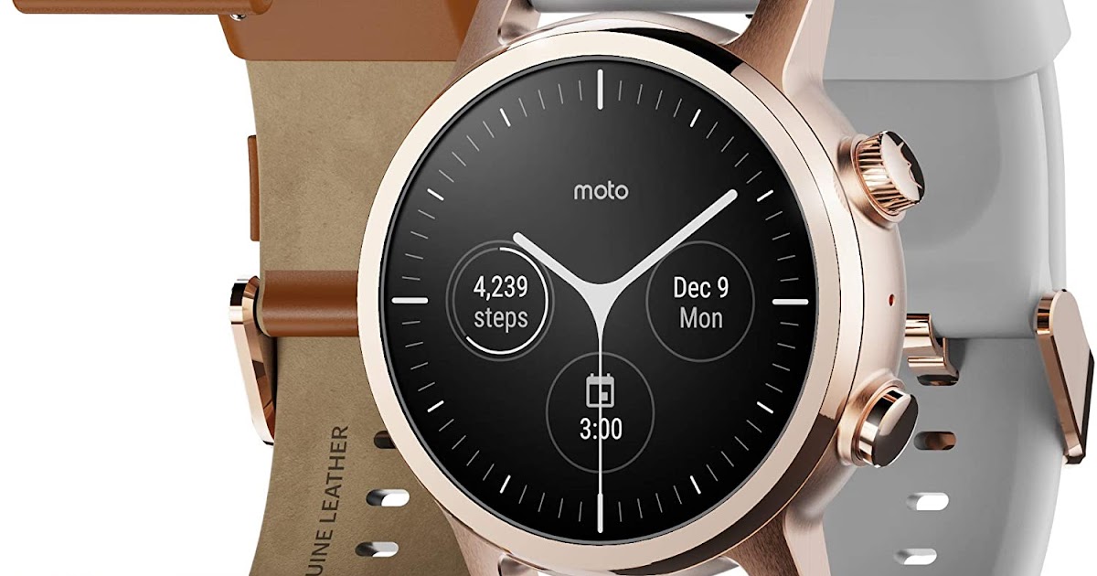 Moto 360 3rd Gen 2020 Wear OS by Google The Luxury Stainless Steel