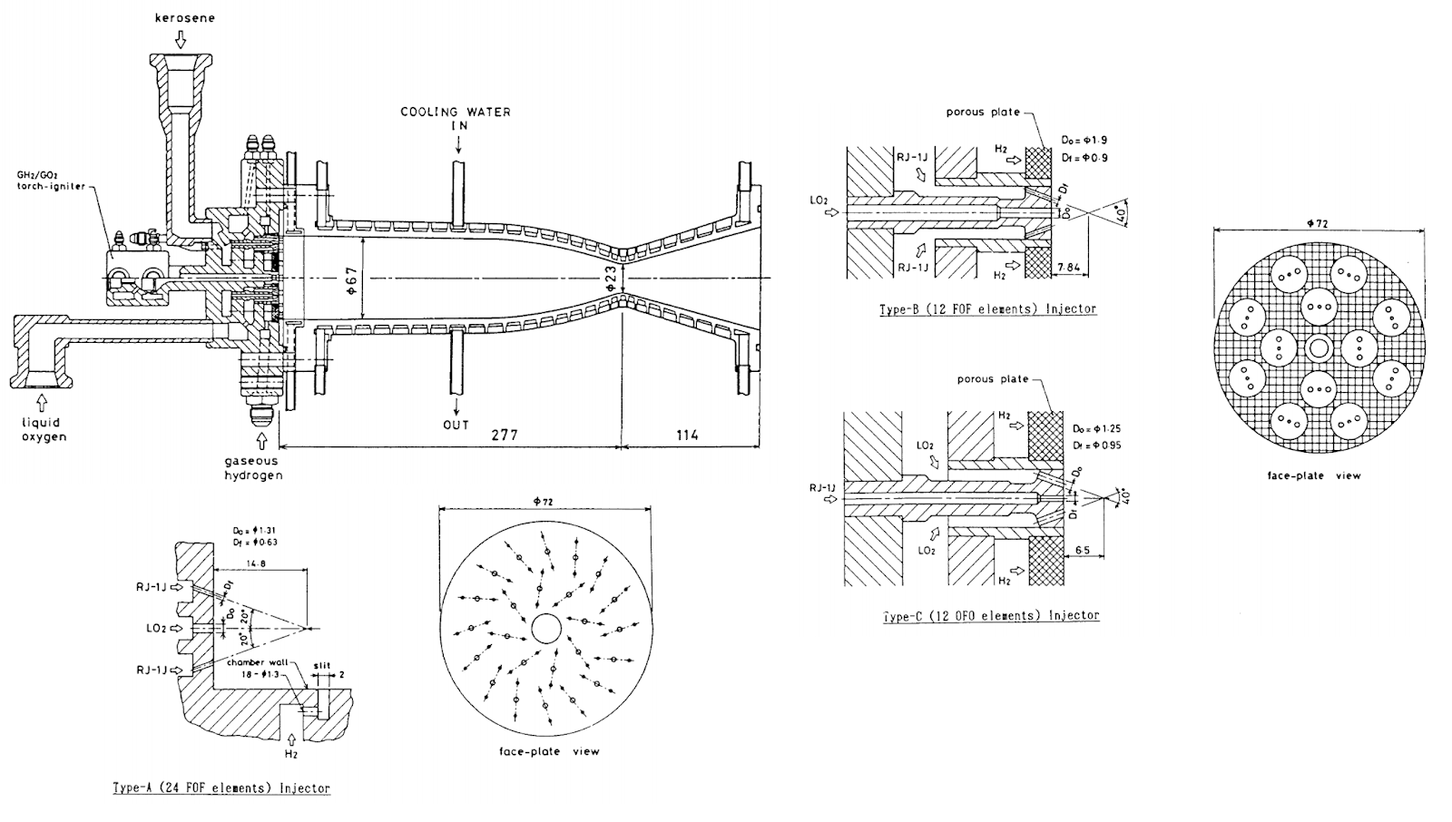 Orbit Seals 日本の小型液体ロケットエンジン開発論文まとめ, Summary of small liquid fuel