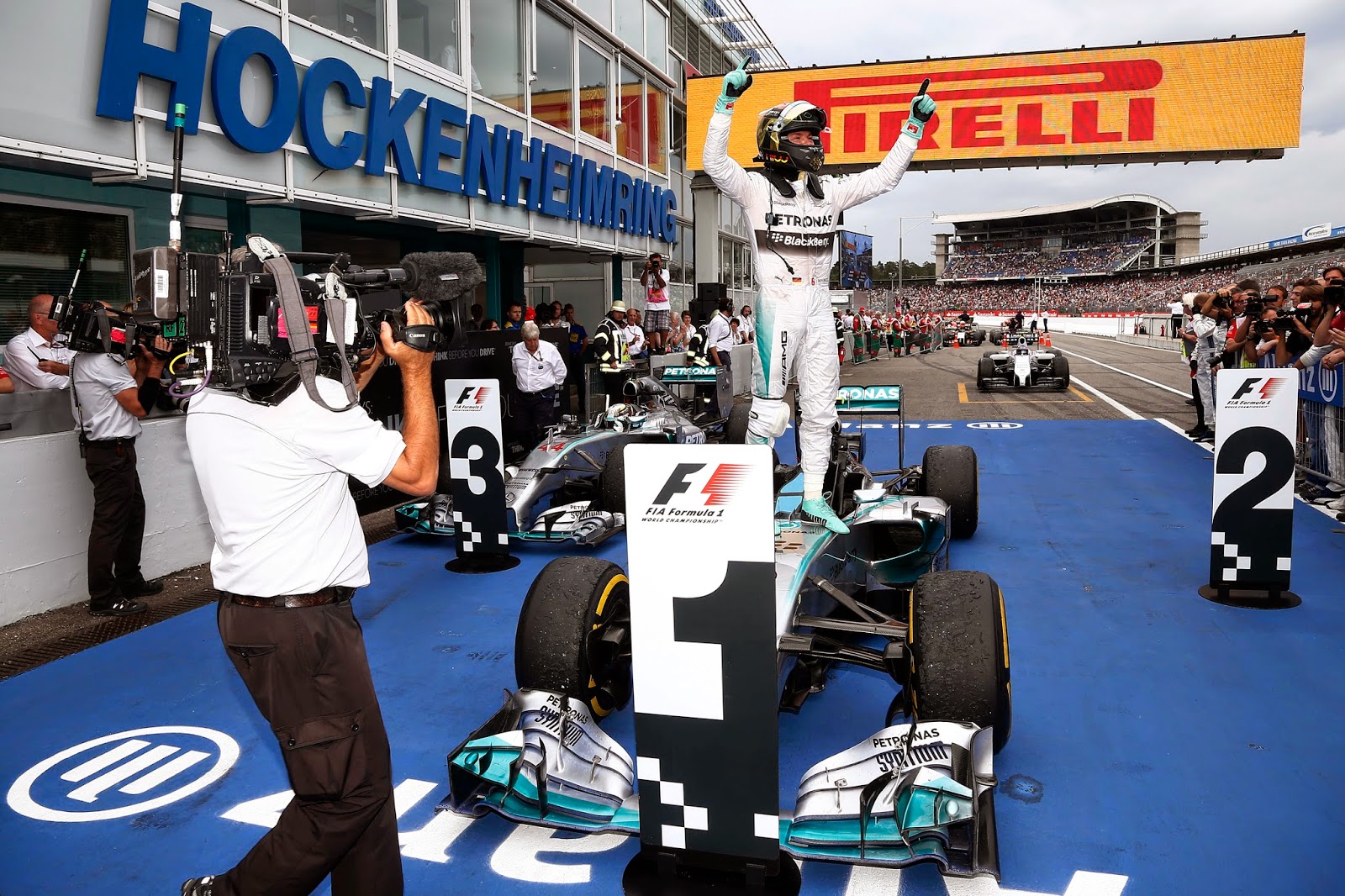 2014 GERMAN GP NICO ROSBERG SECURED EASY WIN FORMULA 1