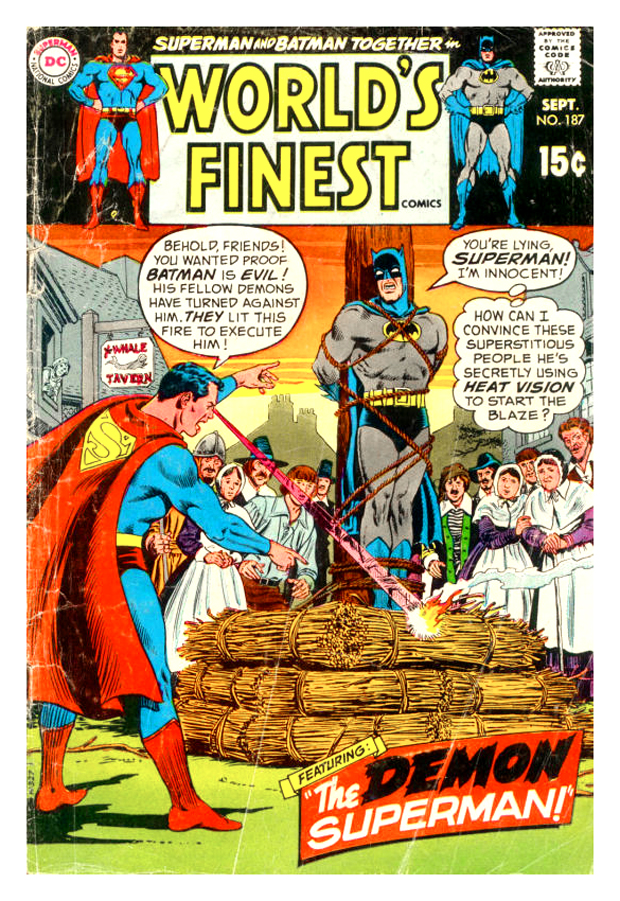 Gone & Forgotten: SUPERMAN V BATMAN : THE BAT WITCH / THE DEMON SUPERMAN