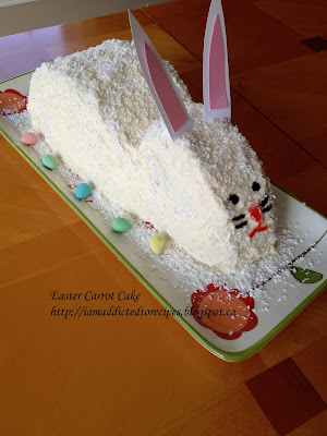 Easter Bunny Carrot Cake | Addicted to Recipes