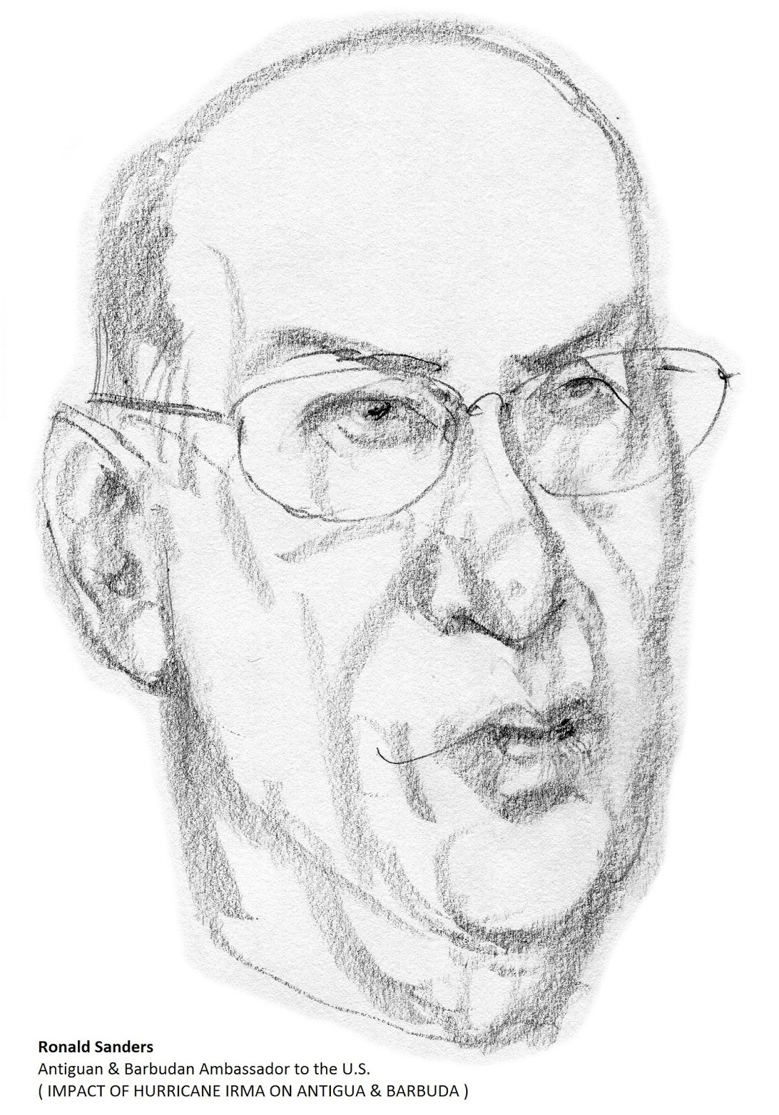 daily drawings Ronald Sanders