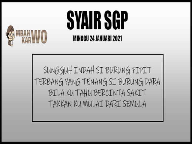 PREDIKSI singapura