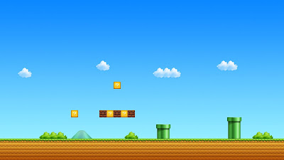 Super Mario Game Landscape HD Wallpaper