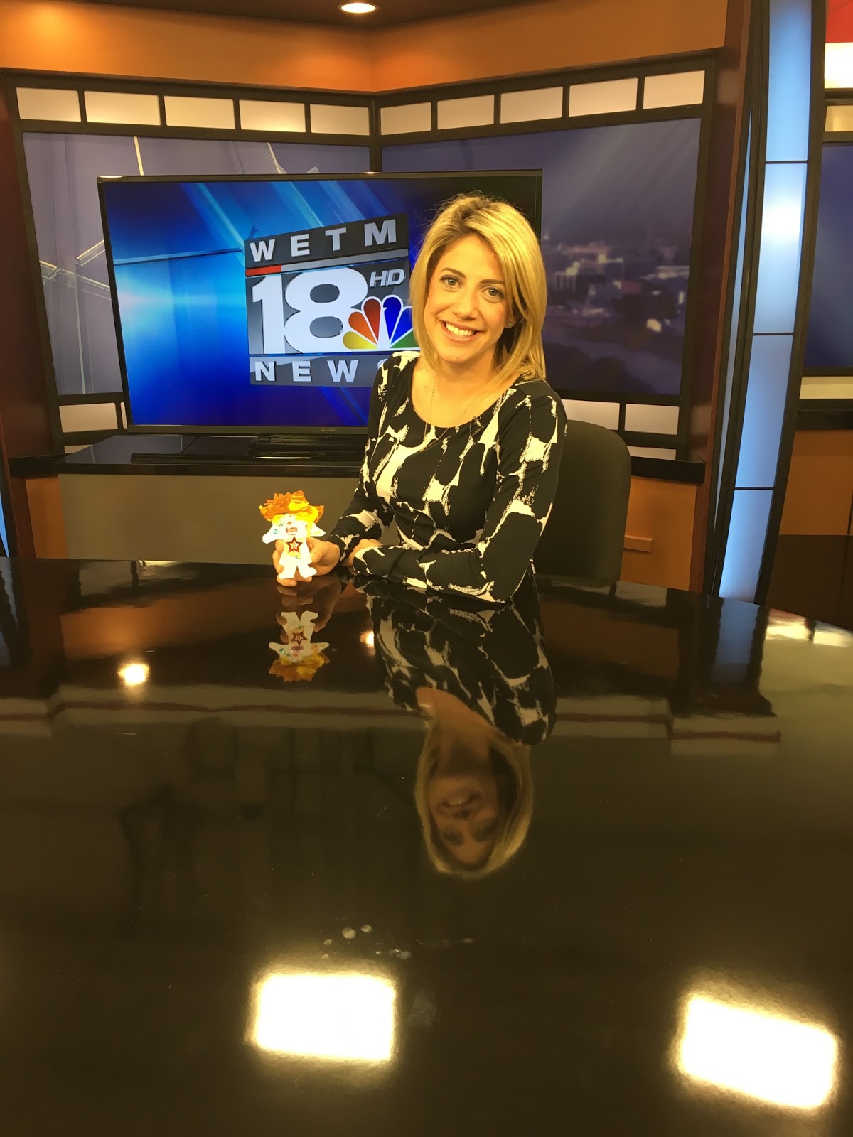 A3C - Addison: Flat Abagail appears on WETM Weather with Sam LaRocca