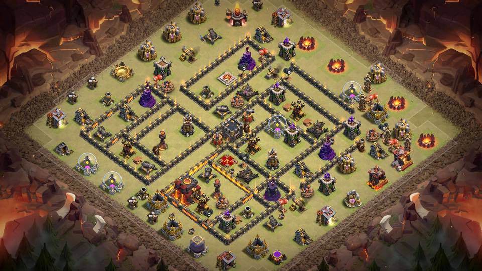 Xếp nhà chính Hall 9 War chống 3 sao tốt nhất 2021 | Clash of Clans Việt