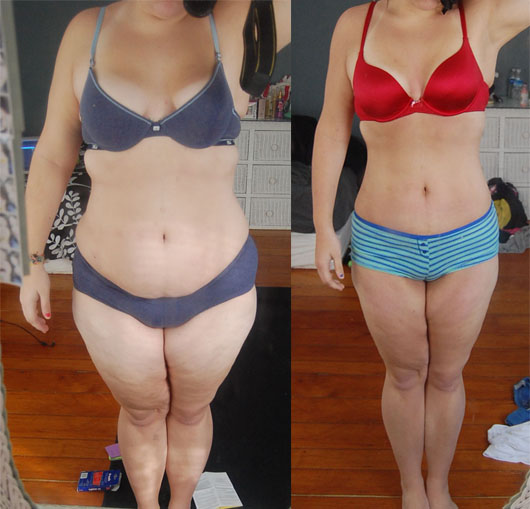 Before and after thinspo.