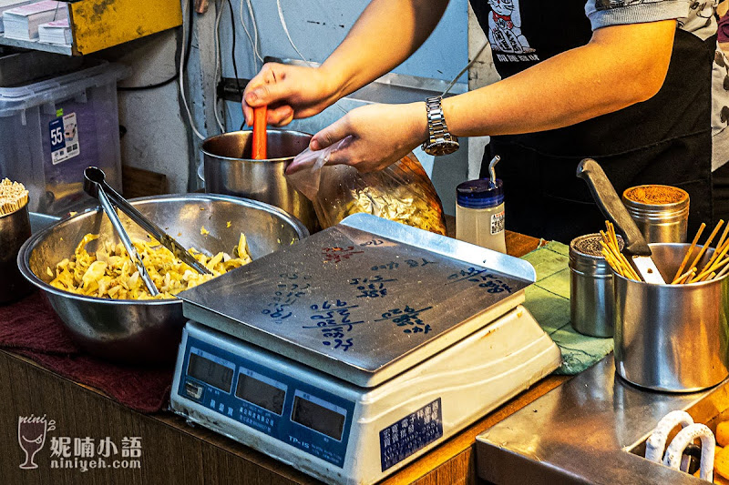 【饒河夜市美食】阿國滷味。米其林認證銅板美食