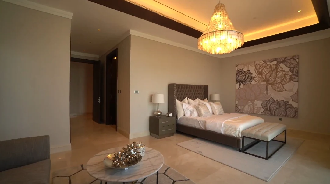 20 Interior Design Photos vs. Tour Taj Residences Dubai Penthouse