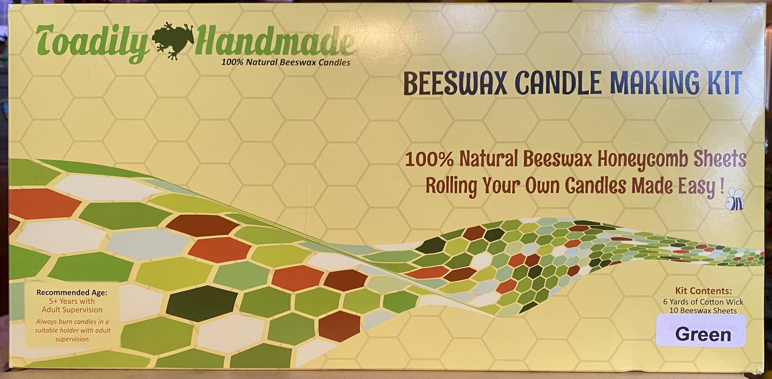Colored Beeswax Candle Making Sheets 10 Pack | Betterbee