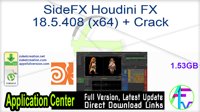 SideFX Houdini FX 18.5.408 (x64) + Crack