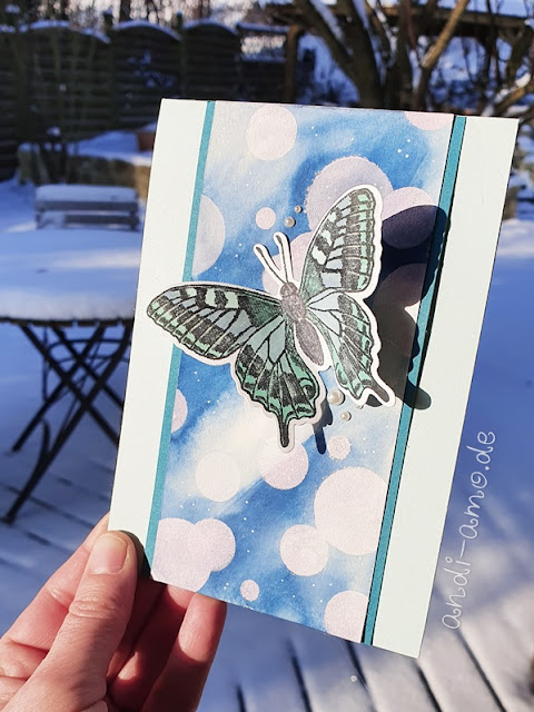 Schmetterlings-Karte Butterfly Brilliance Stampin Up