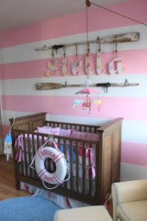 pinterest edition Little baby girl nautical nursery Anchor Themed Room This Would Work Well for Little Boy Too Project