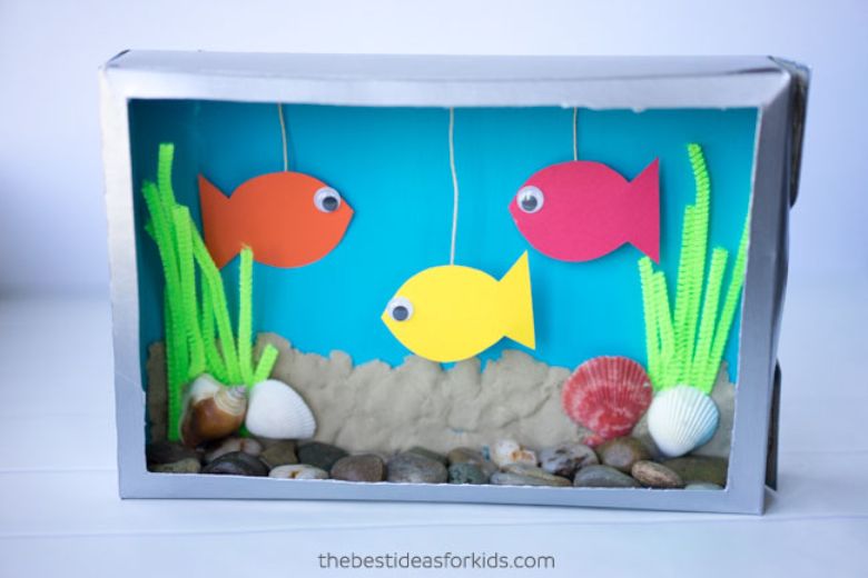 The CUTEST Cardboard Box Crafts for Kids Messy Little Monster