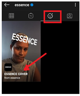 Essence challenge filter | Tantangan menjadi model majalah cover essence di instagram