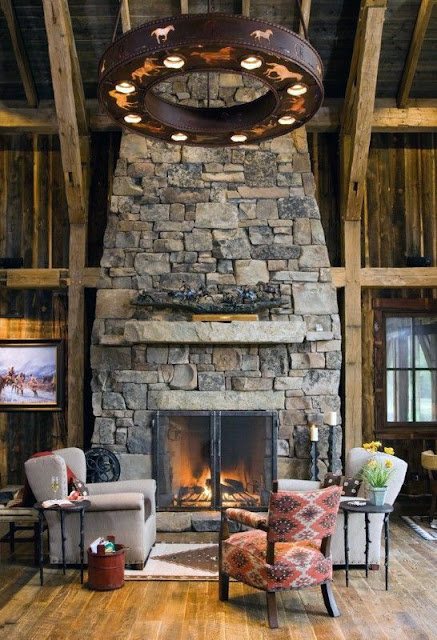 Stone Wall Cladding Living Room