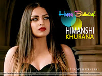 himanshi khurana, birthday wishes, shoulder less [bold and beautiful] outfit himanshi khurana