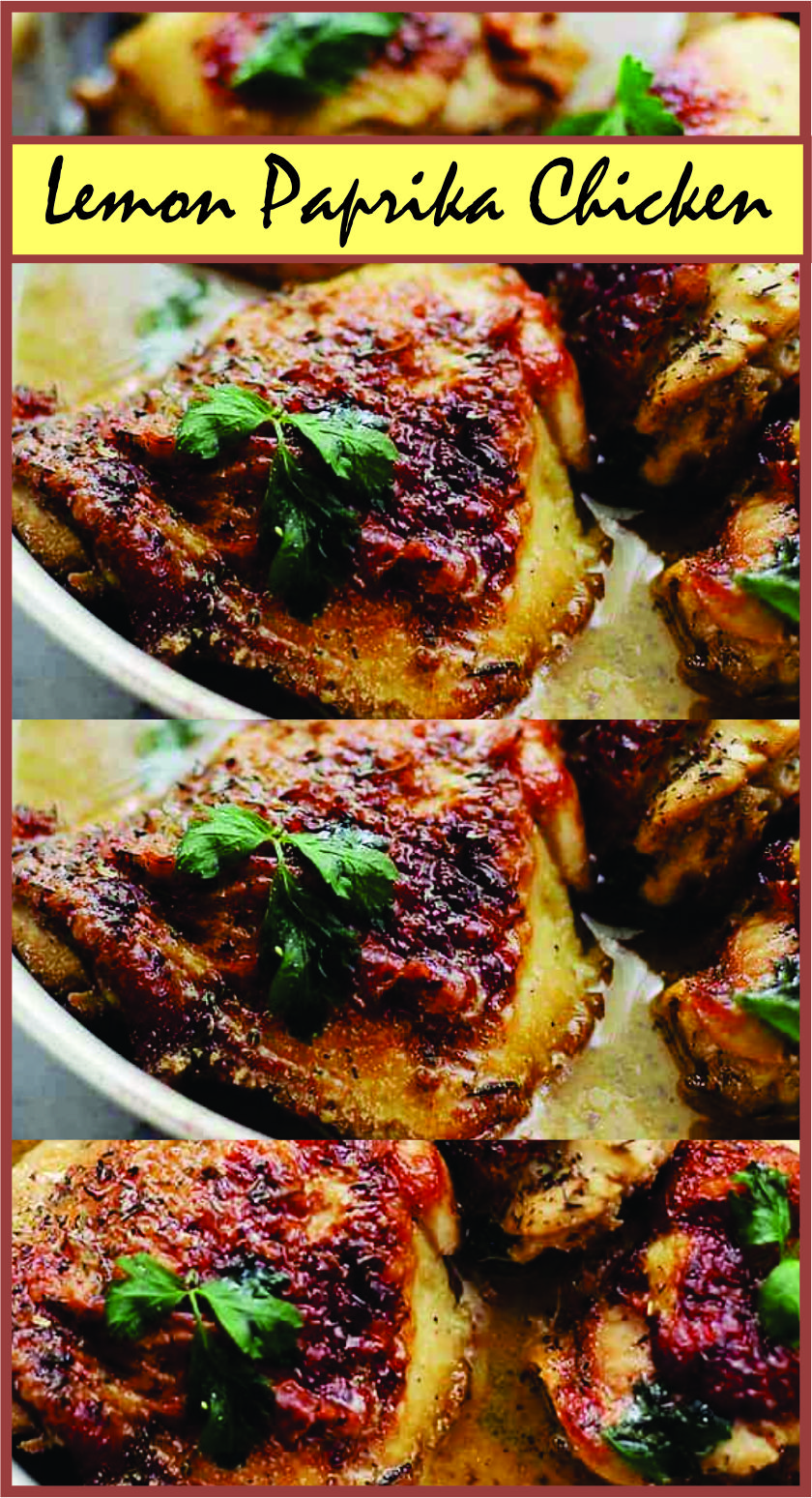 Lemon Paprika Chicken Recipe Spesial Food