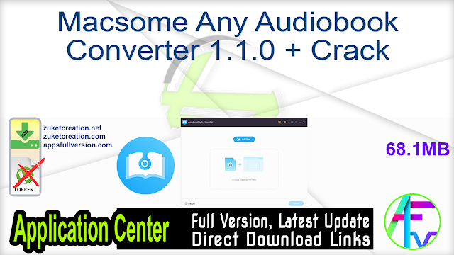 macsome audiobook converter 1.3.1 for win itunes macsome audiobook converter 1.3.1 for win itunes