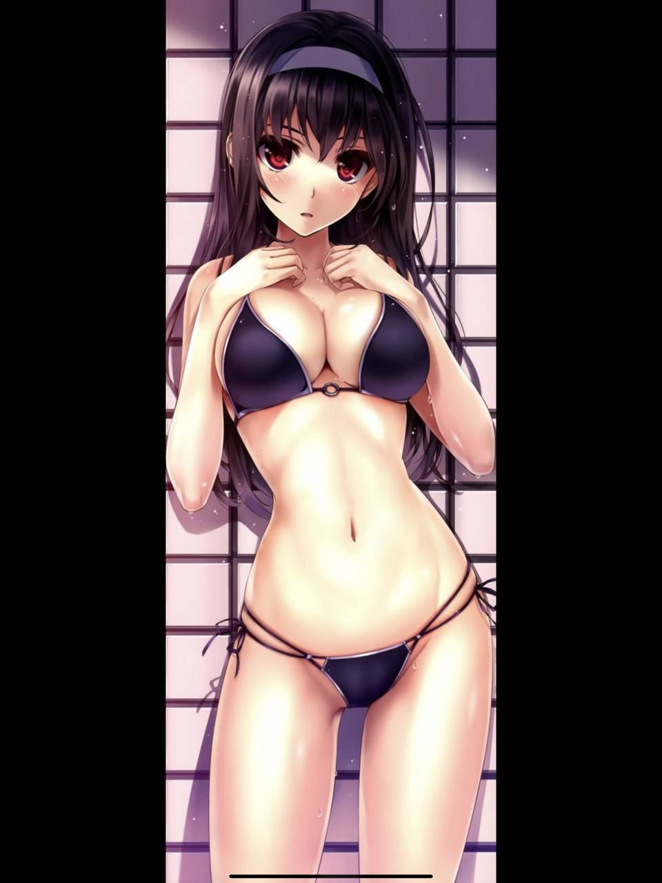 Hình nền anime girl sexy bỏng mắt cho điện thoại miễn phí