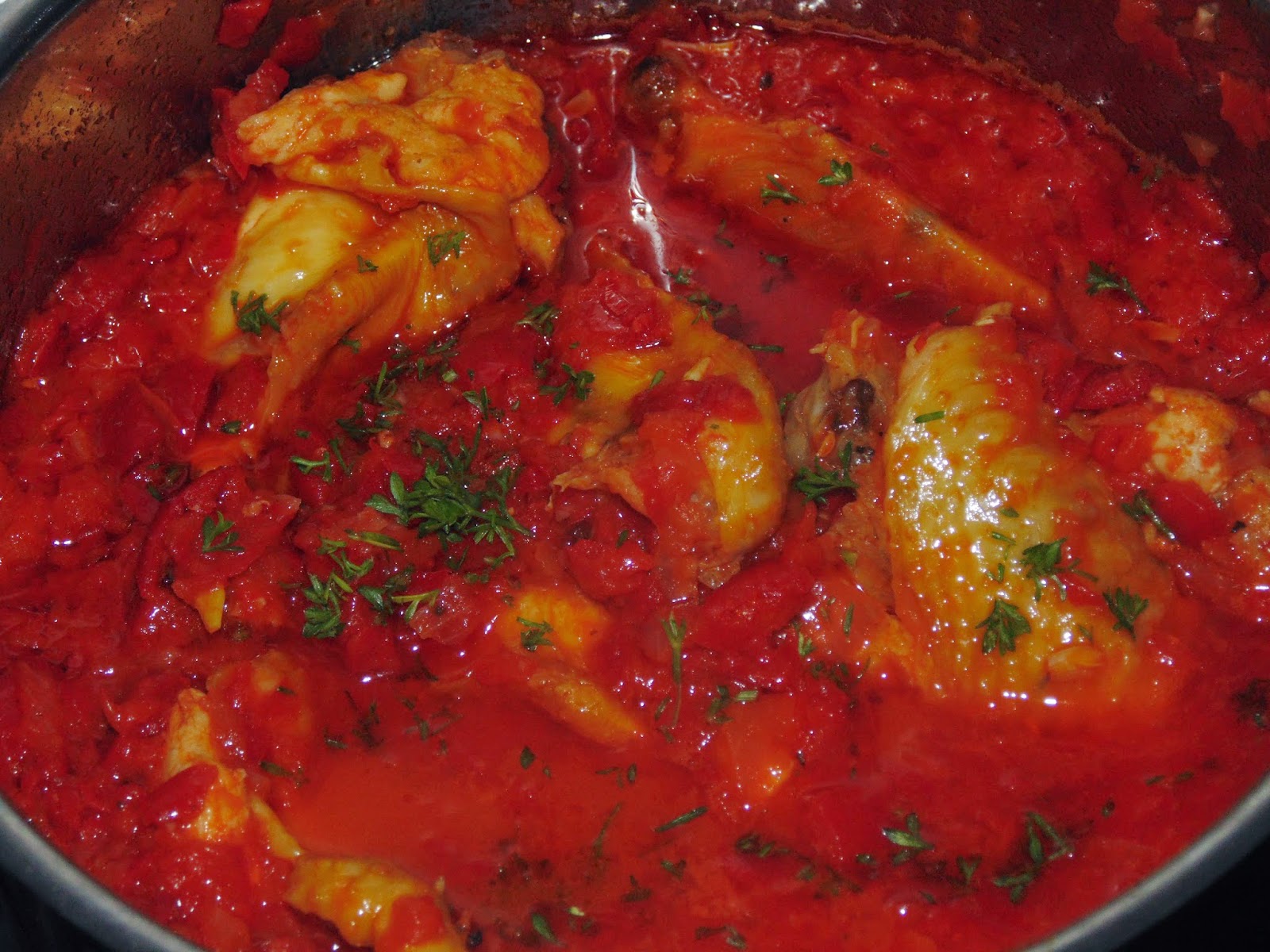 Chicken in red pepper sauce recipe (including photos) Life in Luxembourg