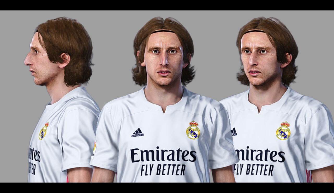 PES 2021 Faces Luka Modric by Sameh Momen ~ PESNewupdate.com | Free