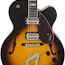 Gretsch Streamliner Hollow Body Aged Brooklyn Burst w/V-Stoptail & Broad'Tron Pickups -Archtop Guitars-