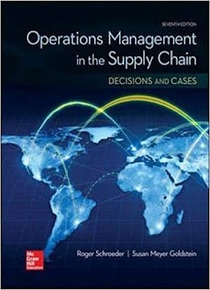 Operations Management in the Supply Chain: Decisions & Cases