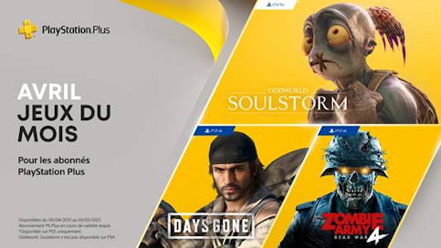 PlayStation Plus : Voici les jeux gratuits du mois d’avril 2021 pour les abonnés