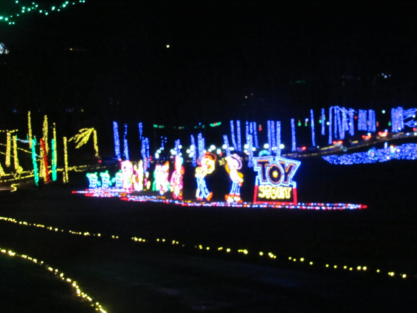 Christmas light at Stonehenge
