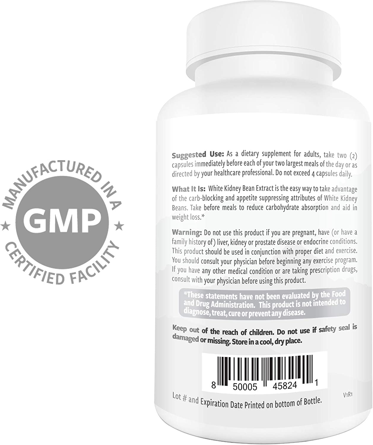 Best Shopping Bank White Kidney Bean Extract (90 Capsules) 100 Pure