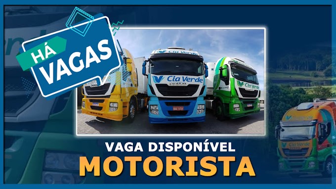 Transportadora Cia Verde abre vagas para motorista carreteiro