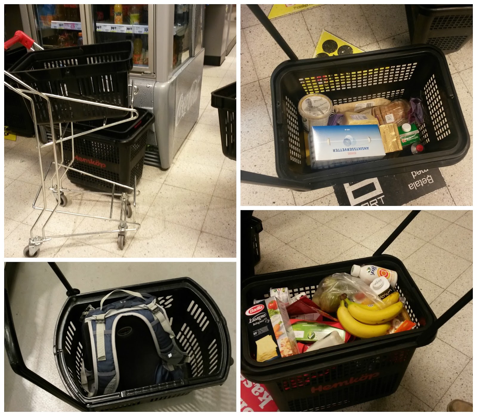 The Janzens Grocery Shopping in Stockholm, Sweden