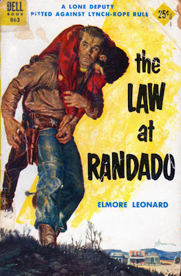 Dell cover of The Law at Randado by Elmore Leonard