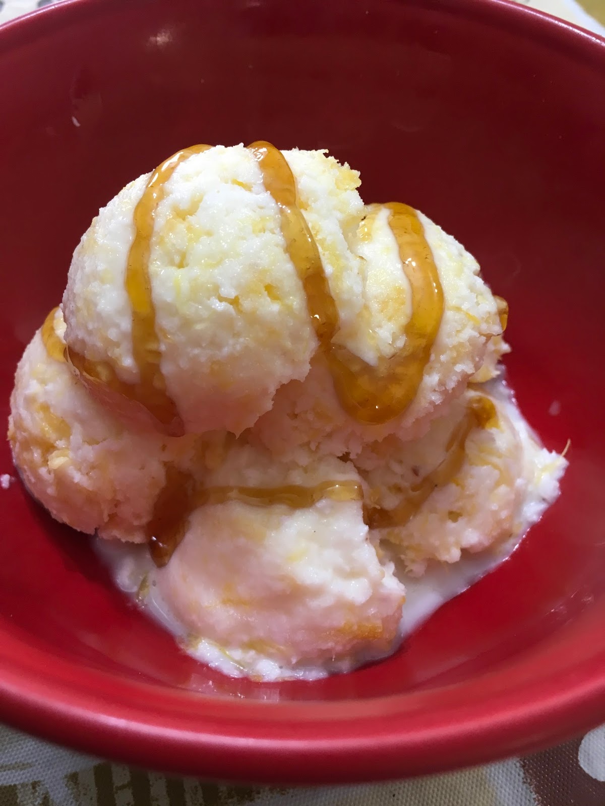 Coconut Orange ice cream