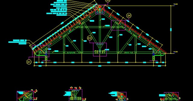 Gambar Kerja Detail Kuda Kuda Kayu File Dwg Kaula Ngora Kumpulan Gambar Kerja File Dwg