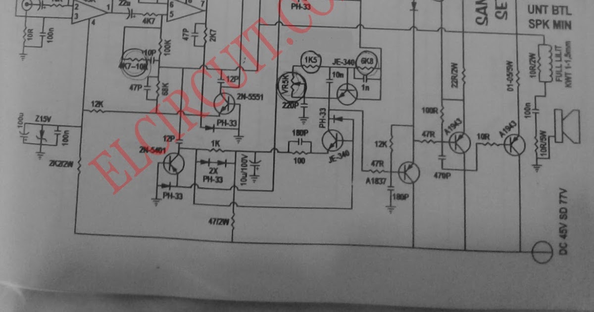 [Get 41+] Simple 3000w Power Amplifier Circuit Diagram