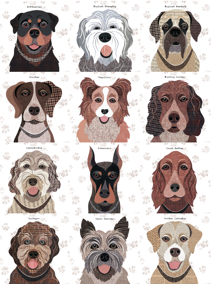Simon Hart Artist: 15 NEW DOG PRINTS ON THE WAY!!!